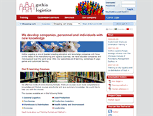 Tablet Screenshot of gothialogistics.com