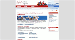 Desktop Screenshot of gothialogistics.se